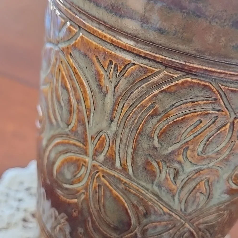 pottery wine chiller Porcelain Abby Lingle Decor Gift